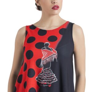 Camiseta Flamenco Bailadora