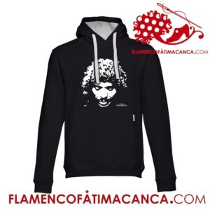Sudadera Capucha Negra Imagen Eterno Camaron