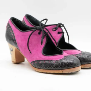 Martinete.n 37.antefucsiayserpientenegro.taconn0florpintadabarnizado