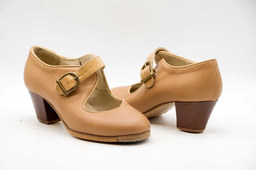 Solea.n 35 5.pielycharolbeige.taconcubanotenidoenpalosanto. 4
