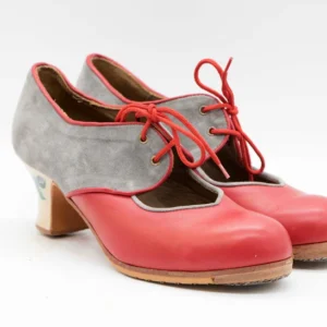 Tientos.n 38.pielrojoyantegris.taconsemicarretepintado