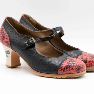 Valencia.n 37.coconegroyserpienterojaynegra.taconsemicarreteflorpintadabarnizado